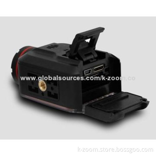 Sport camera, 120°, A+ grade high-resolution, ultra wide angle lens